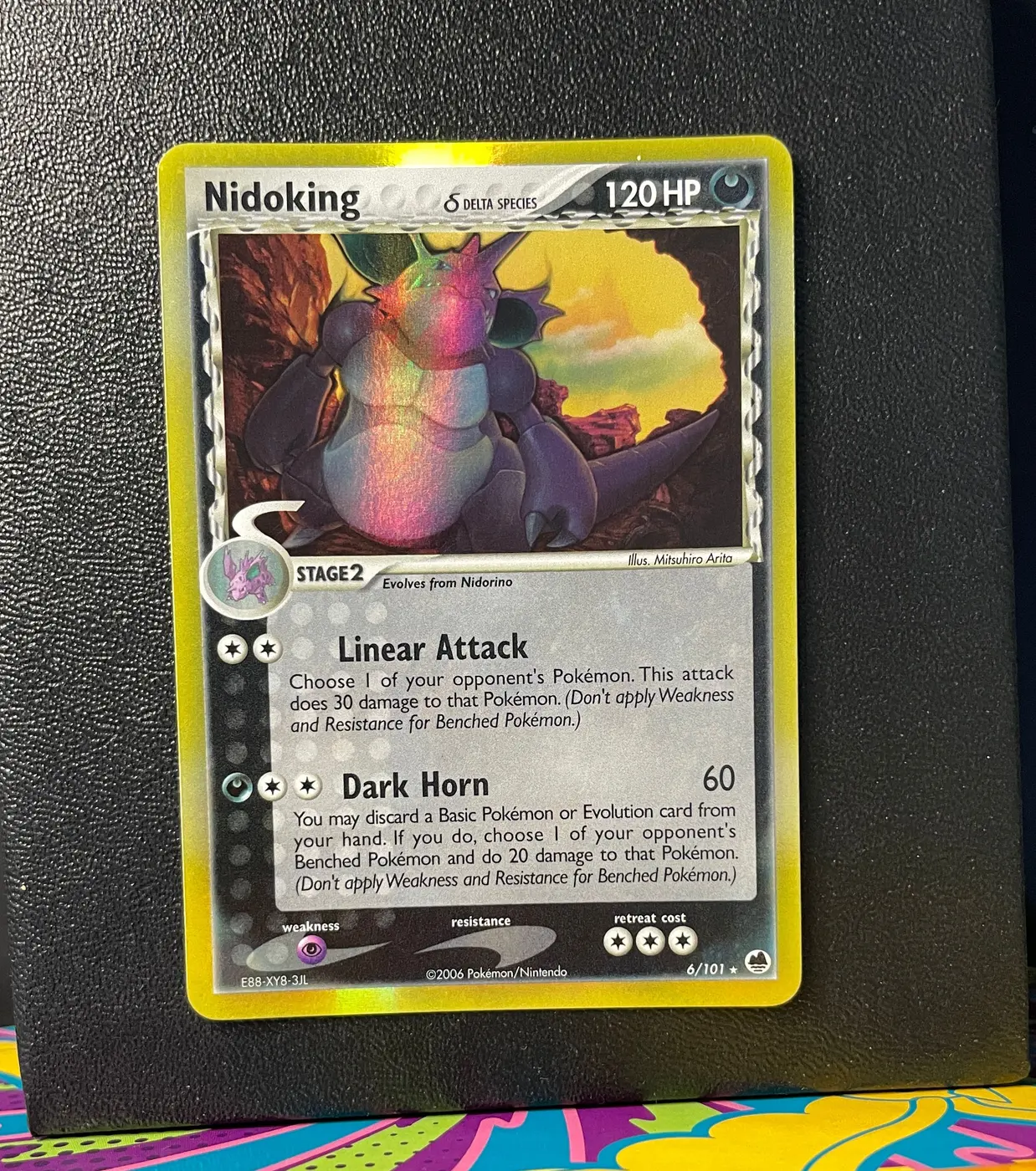 Nidoking δ 6/101 - Frente