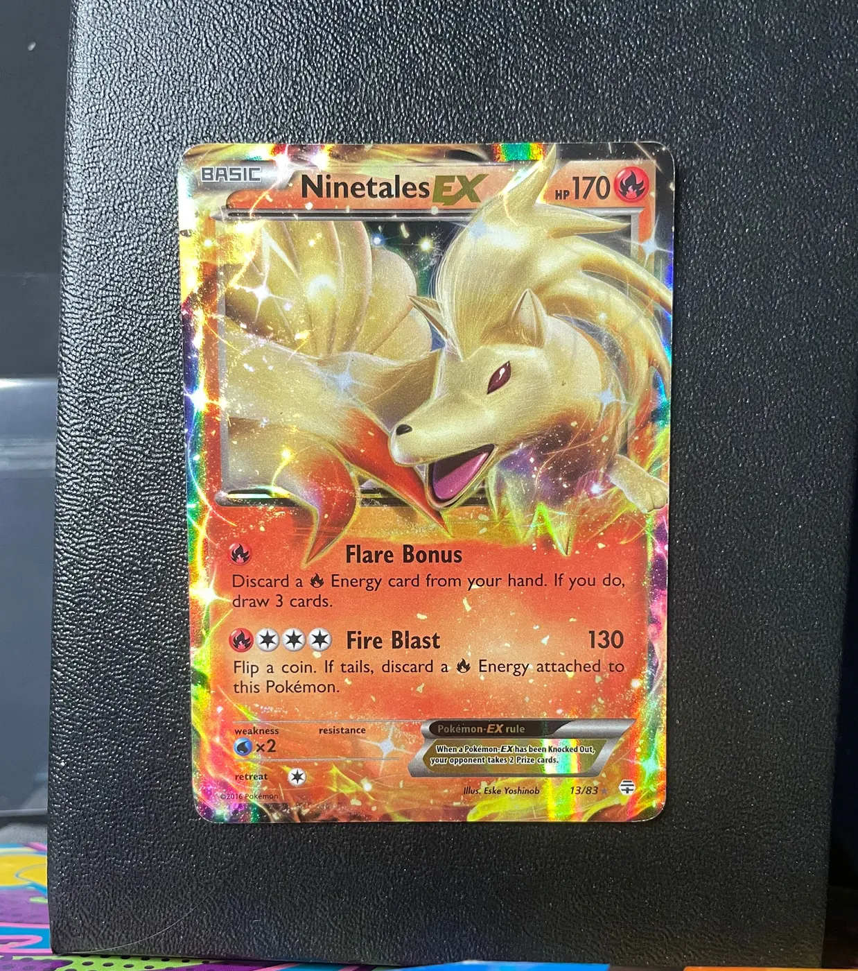 Ninetales EX 13/83 - Frente