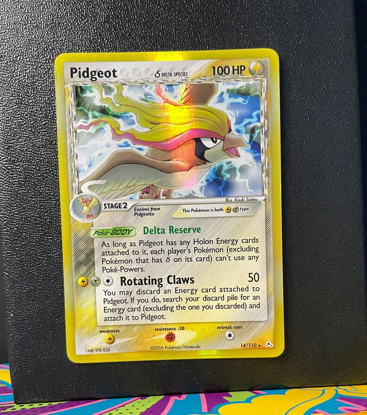 Pidgeot δ 14/110 - Frente