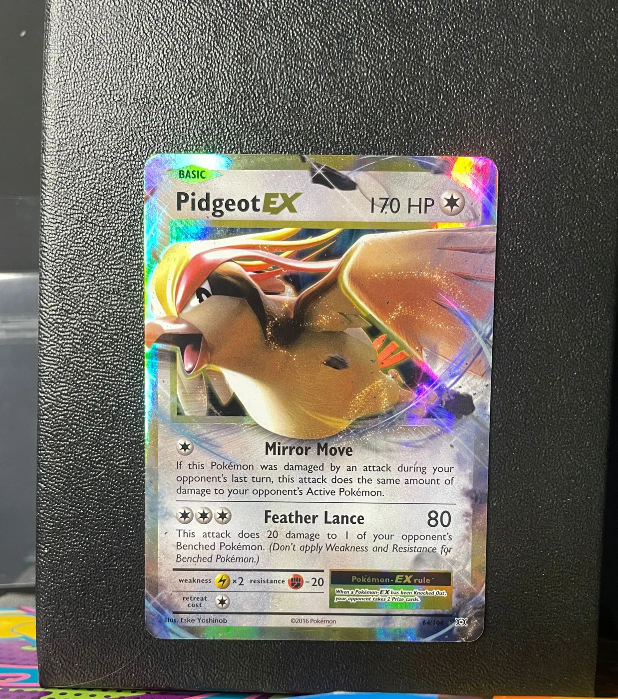 Pidgeot EX 64/108 - Frente