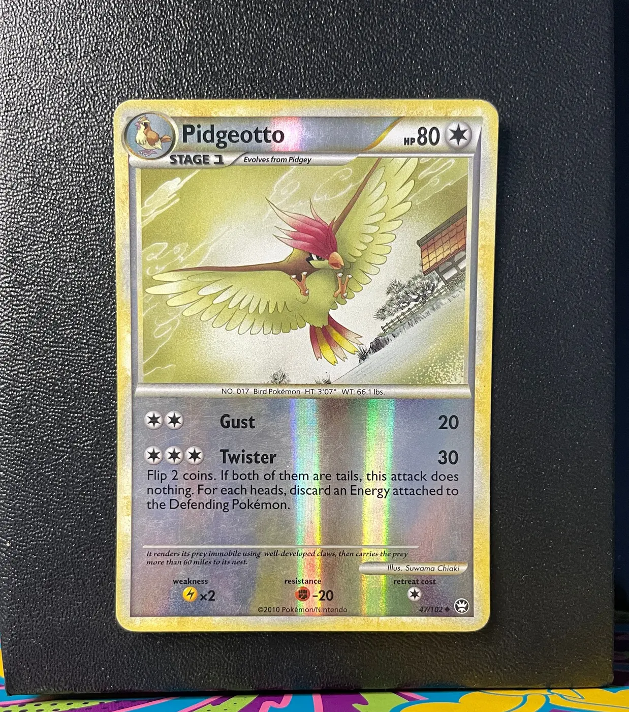 Pidgeotto 47/102 - Frente