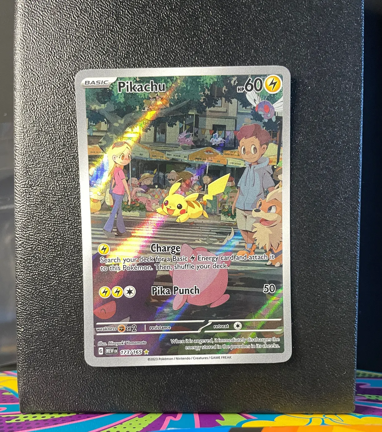Pikachu 173/165 - Frente