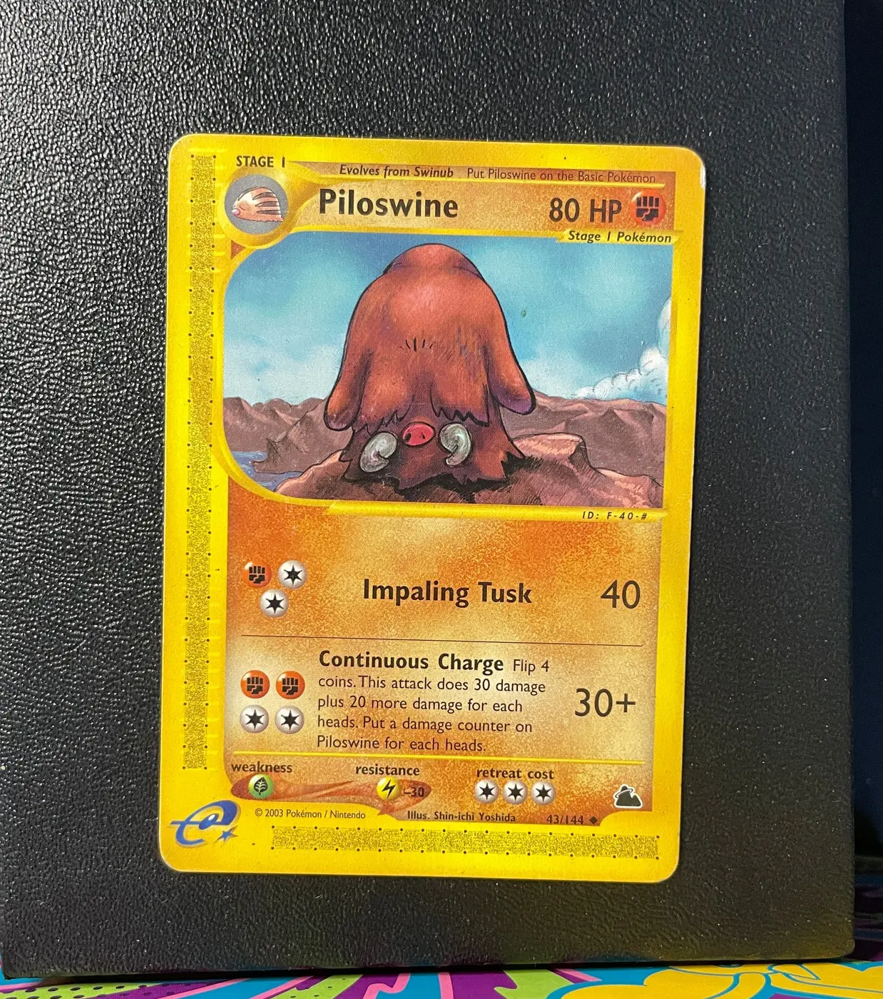 Piloswine 43/144 - Frente