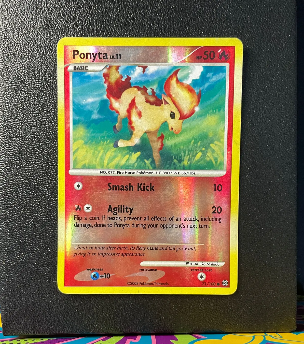 Ponyta 71/100 - Frente