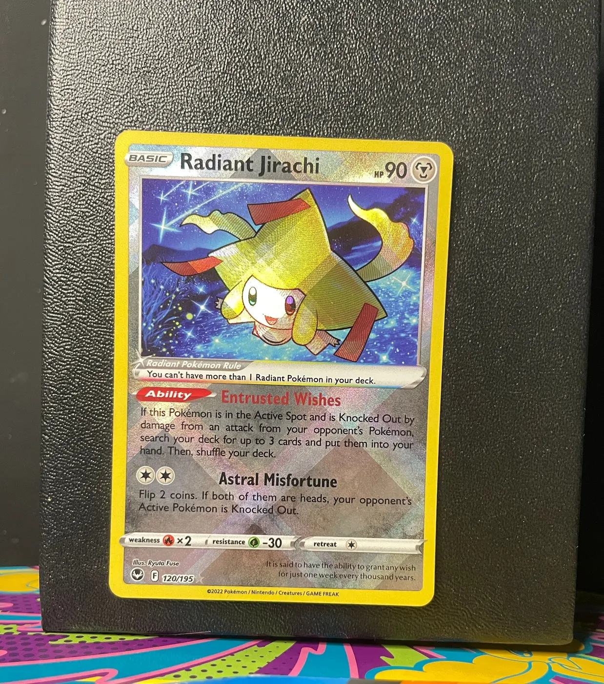 Radiant Jirachi 120/195 - Frente