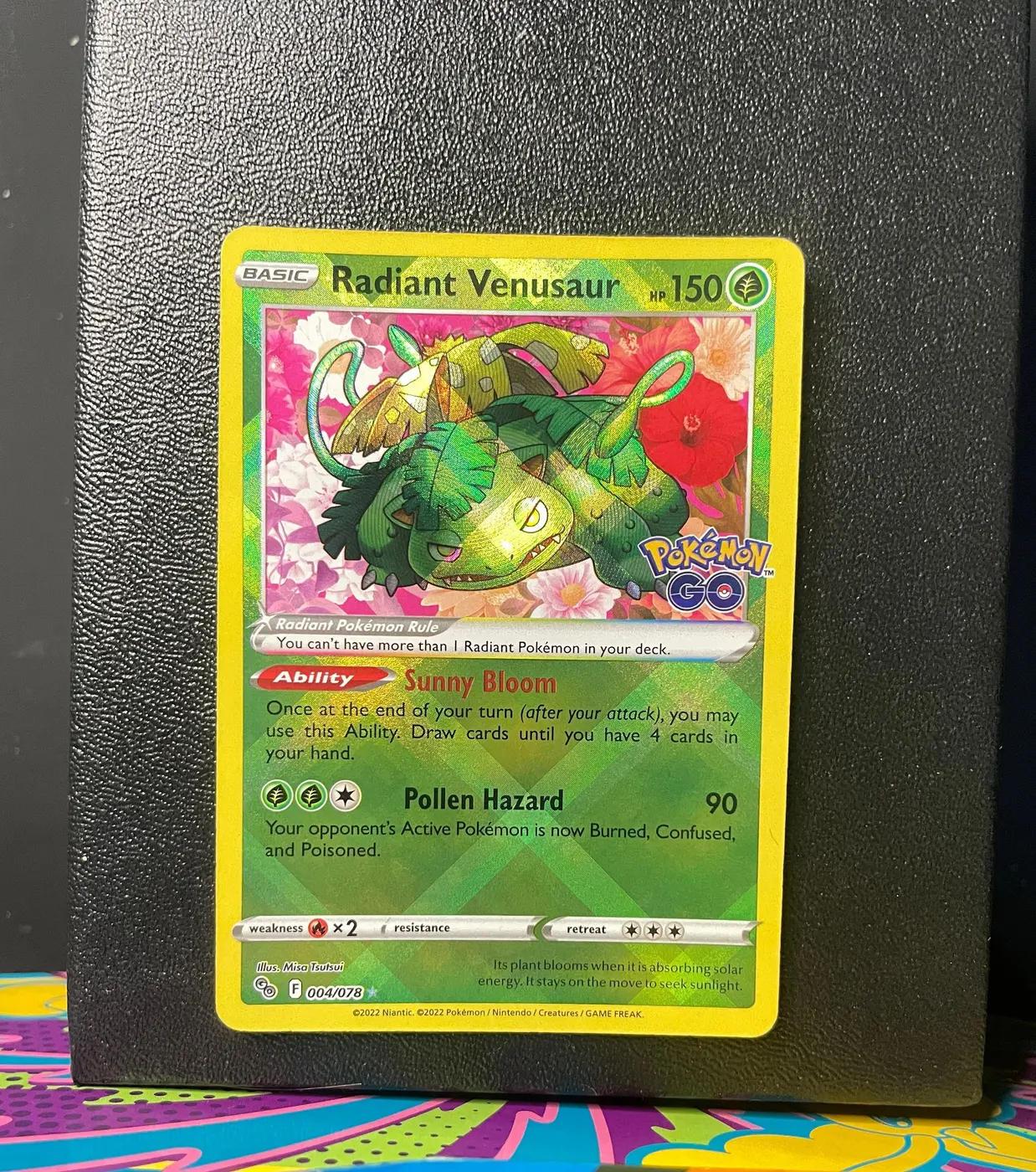 Radiant Venusaur 004/078 - Frente