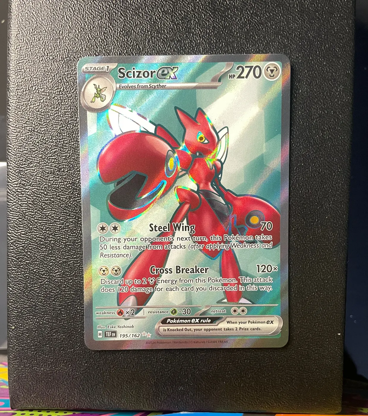 Scizor ex 195/162 - Frente