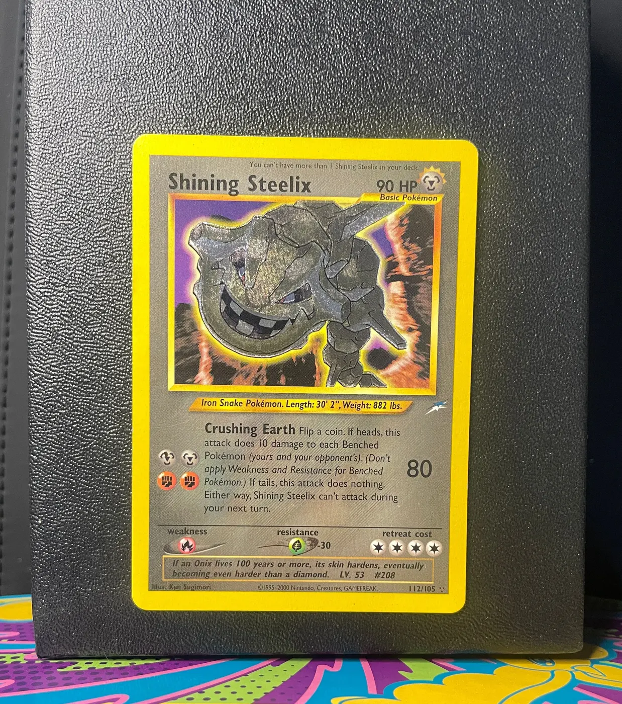 Shining Steelix 112/105 - Frente