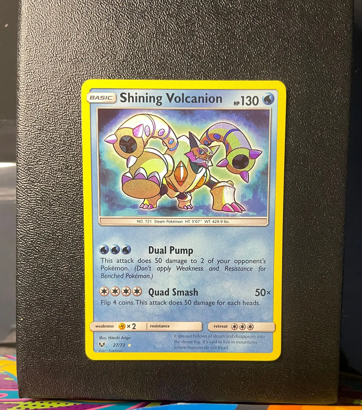 Shining Volcanion 27/73 - Frente