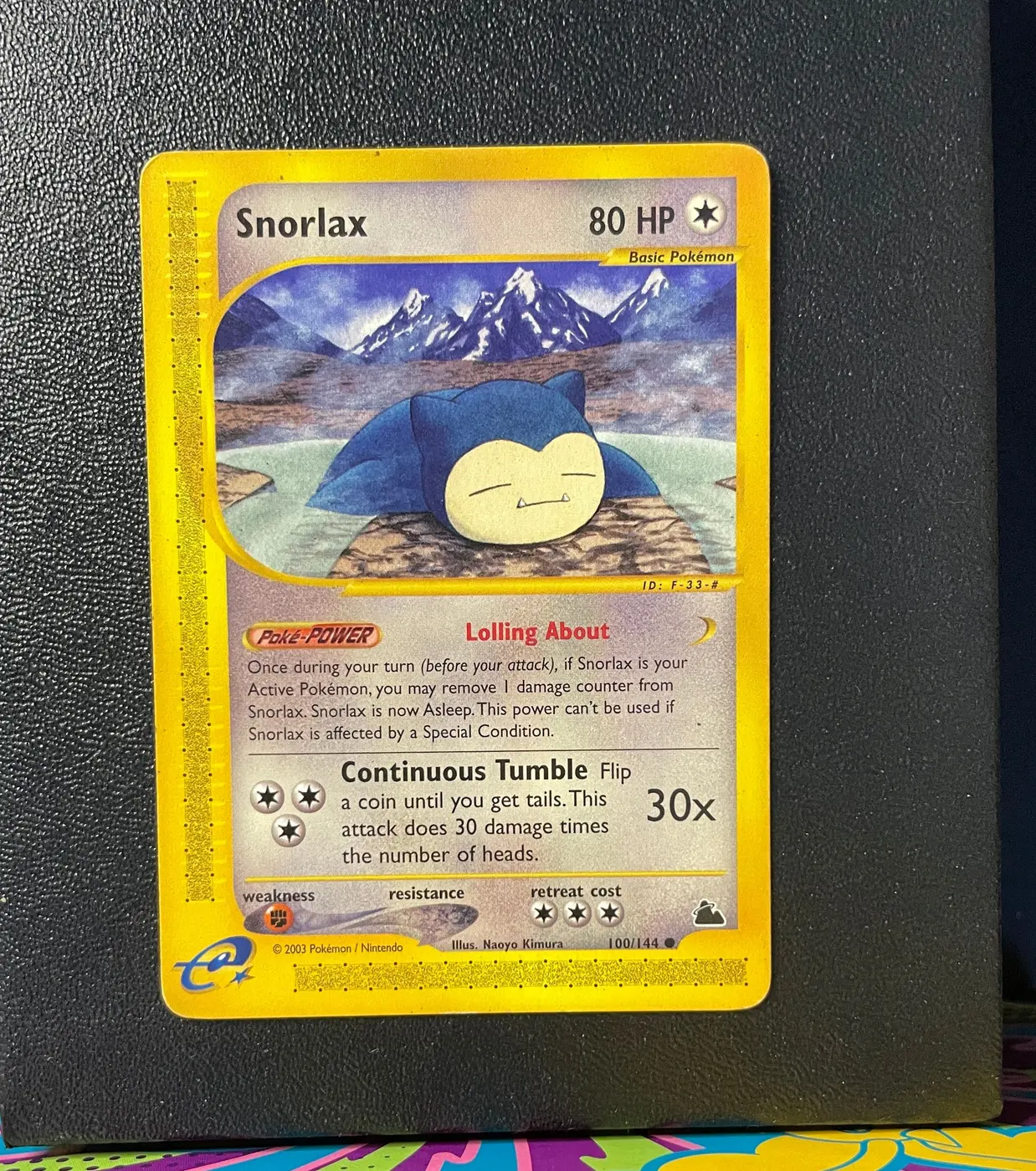 Snorlax 100/144 - Frente