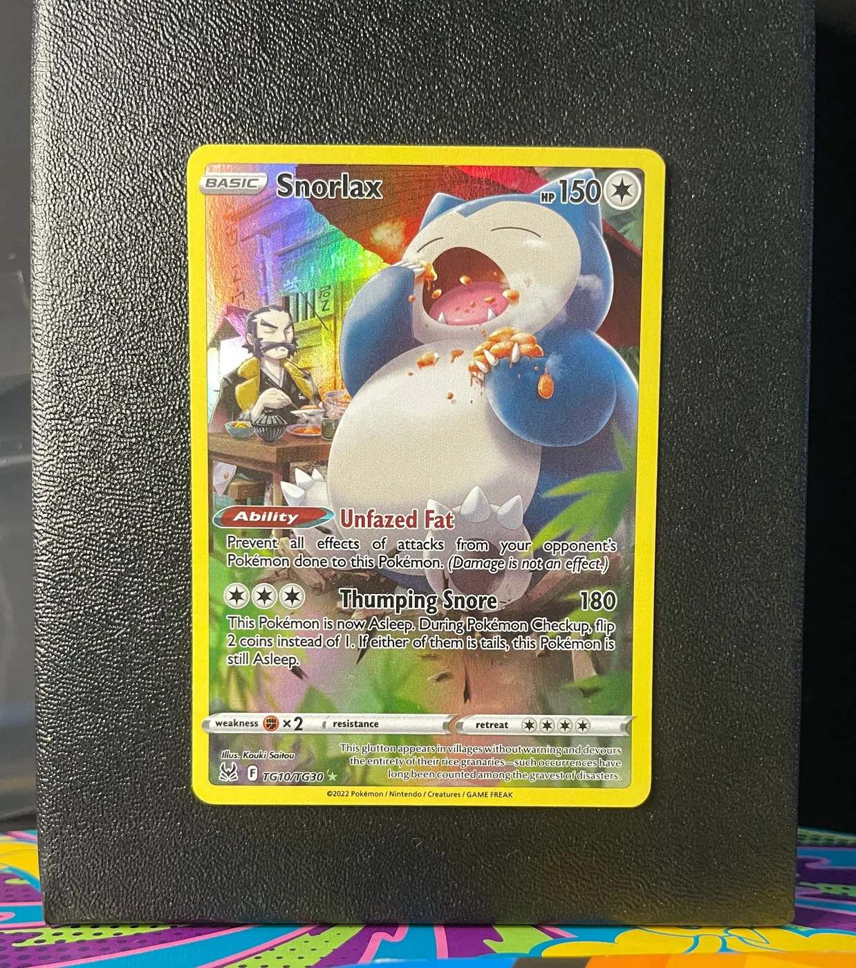 Snorlax TG10/TG30 - Frente