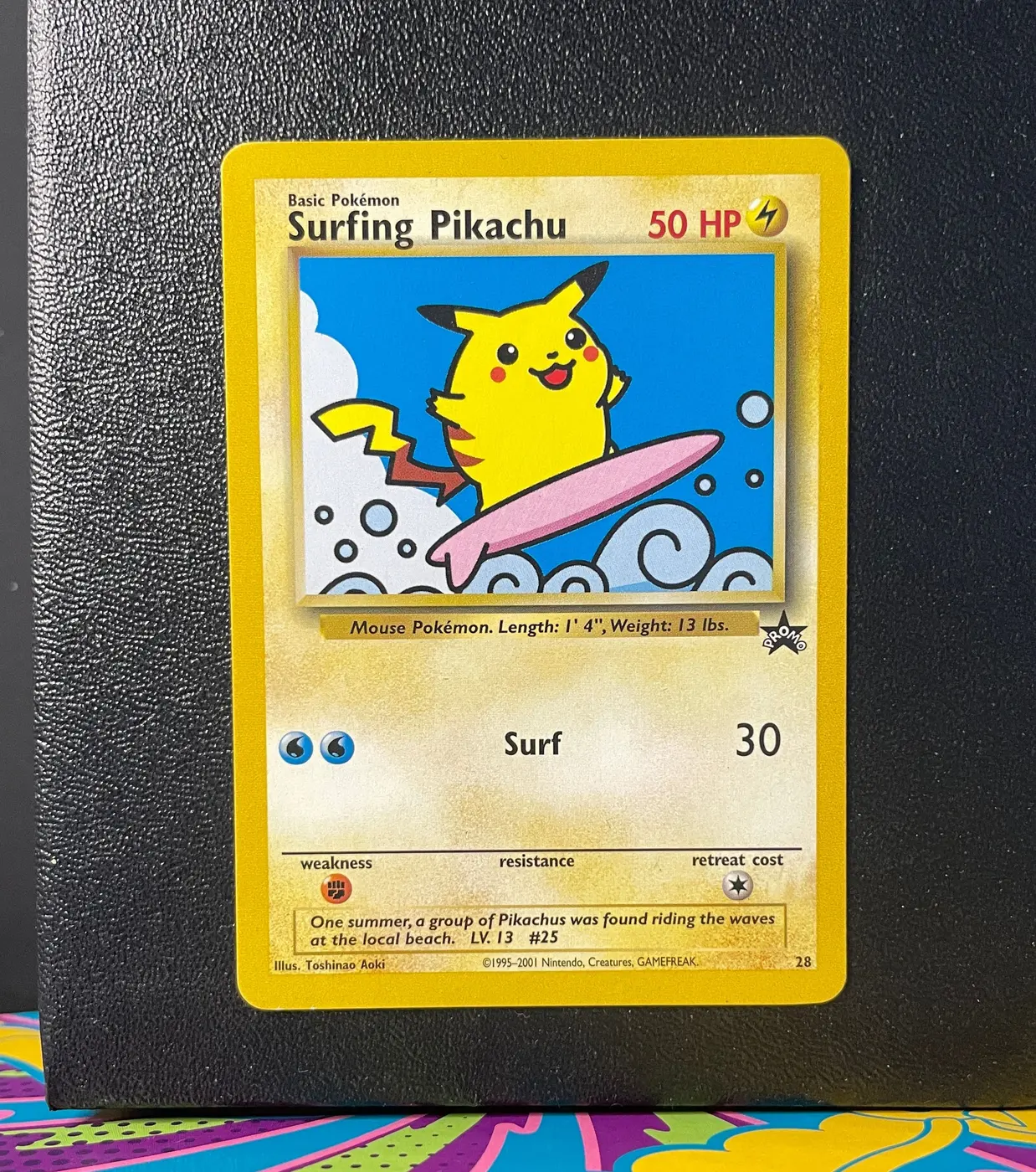Surfing Pikachu 28 - Frente