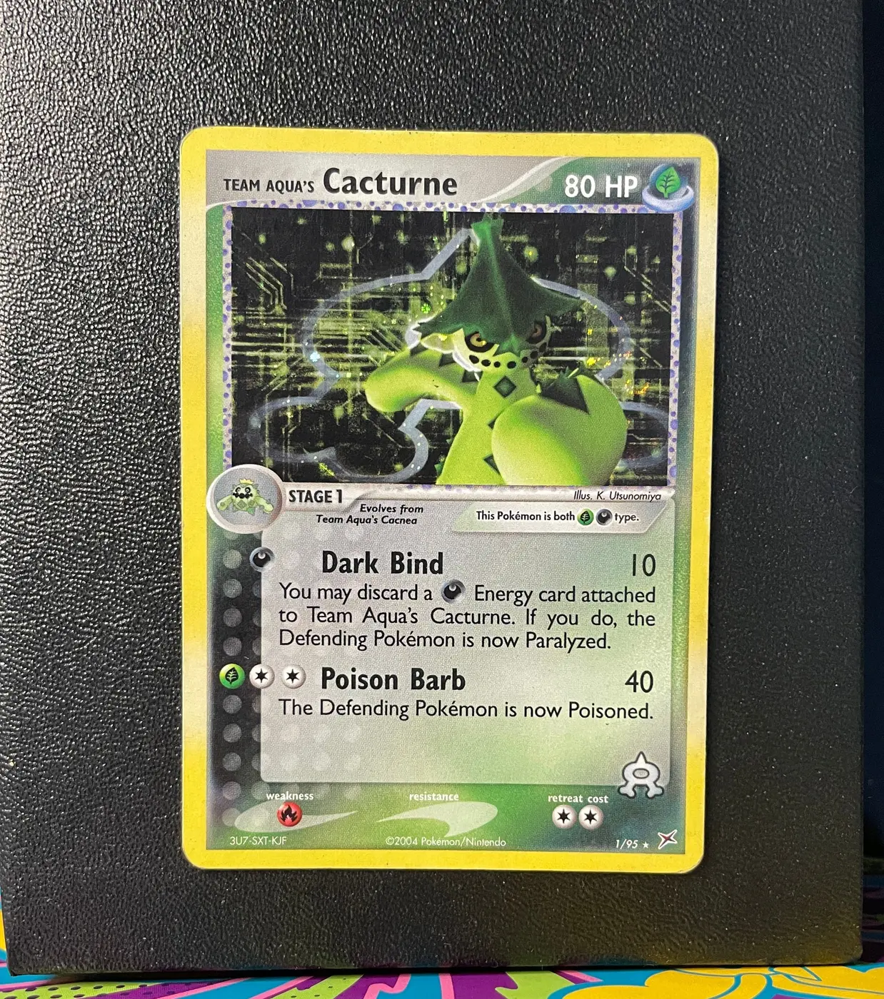 Team Aqua's Cacturne 1/95 - Frente