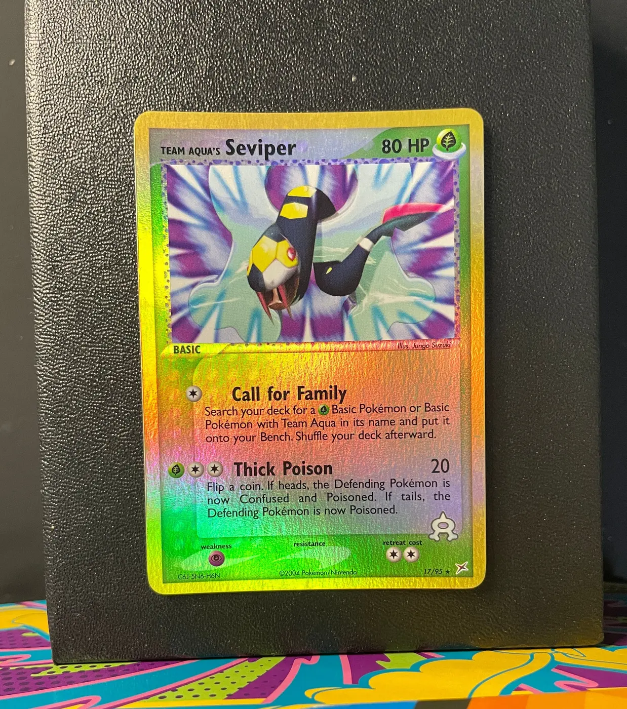 Team Aqua's Seviper 17/95 - Frente
