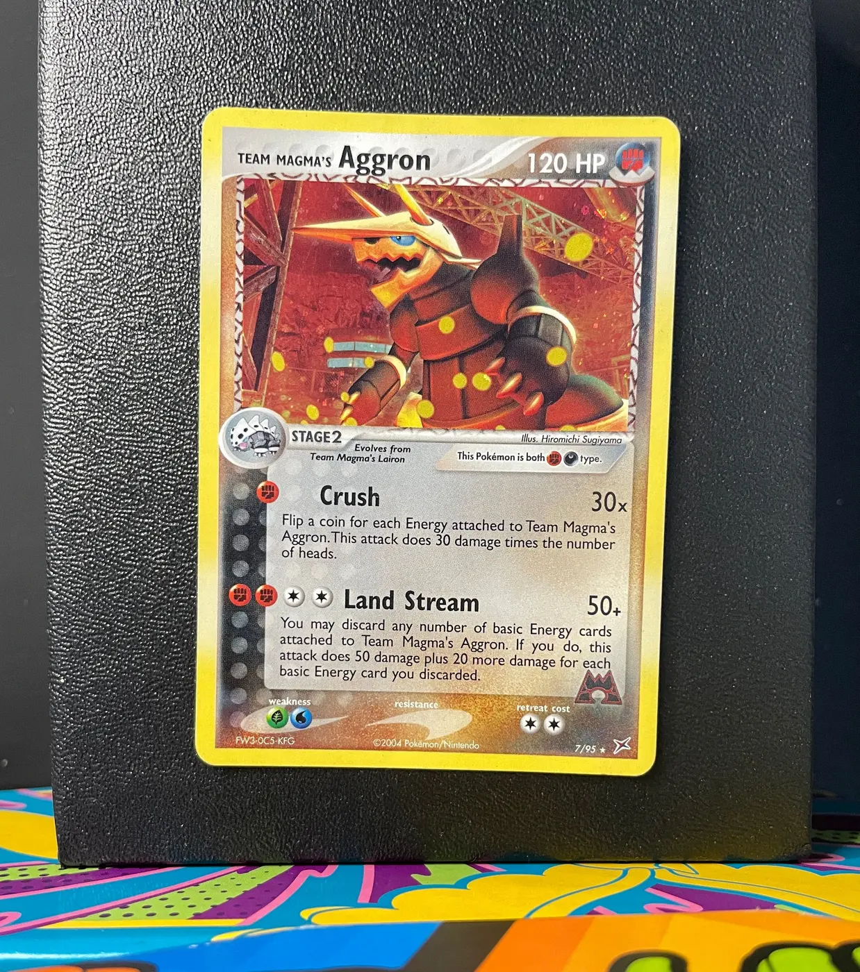 Team Magma's Aggron 7/95 - Frente
