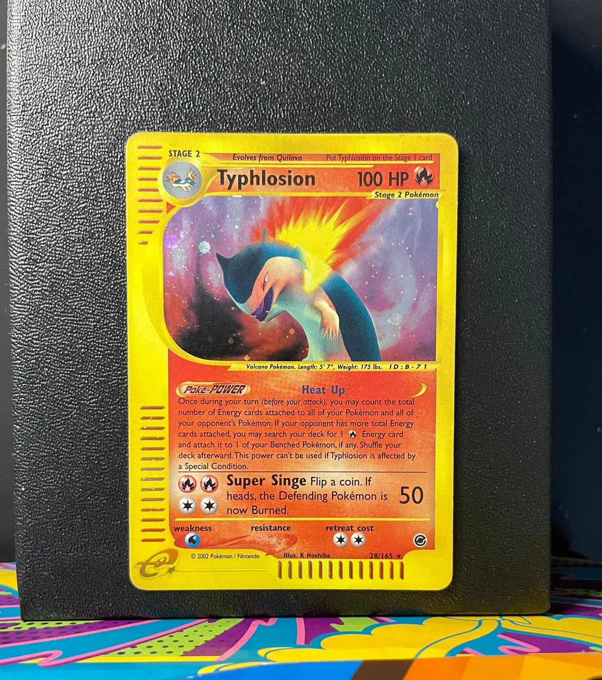 Typhlosion 28/165 - Frente
