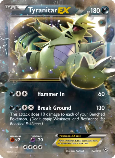 Tyranitar EX 42/98