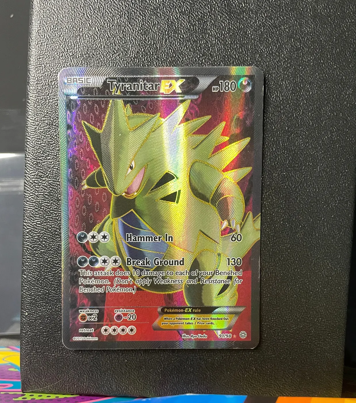 Tyranitar EX 91/98 - Frente