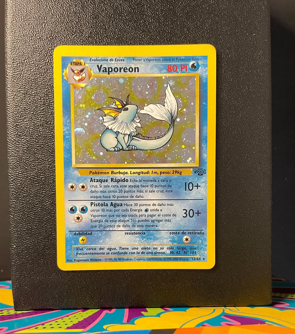 Vaporeon 12/64 - Frente