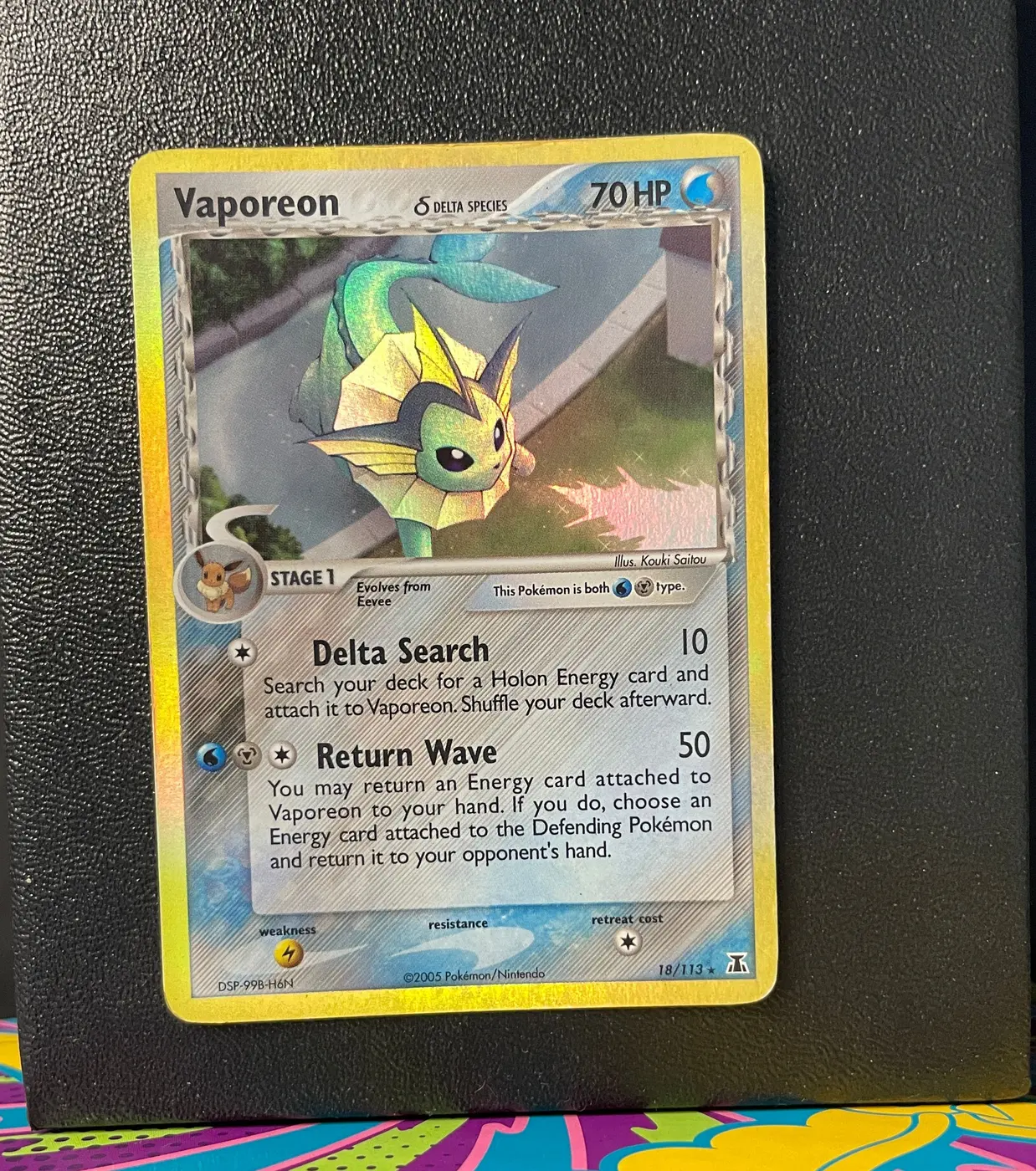 Vaporeon δ 18/113 - Frente