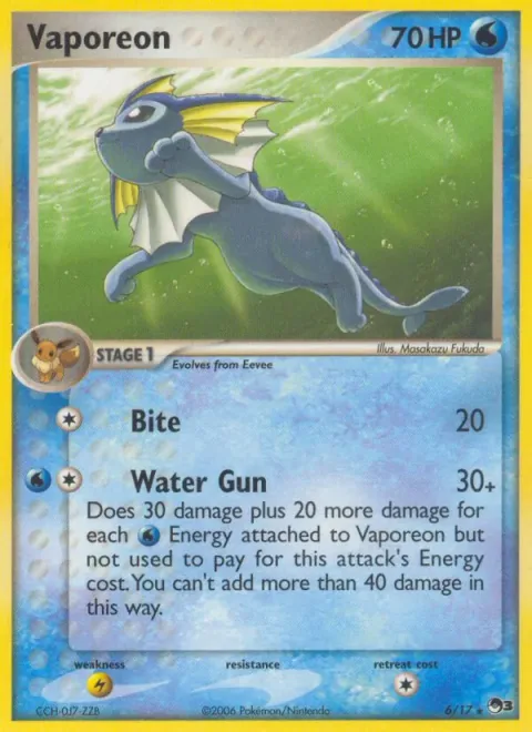 Vaporeon 6/17