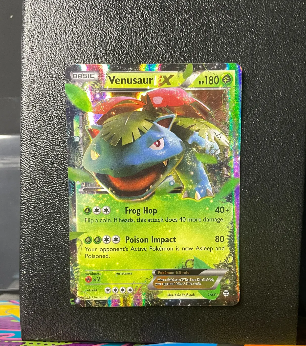 Venusaur EX 1/83 - Frente