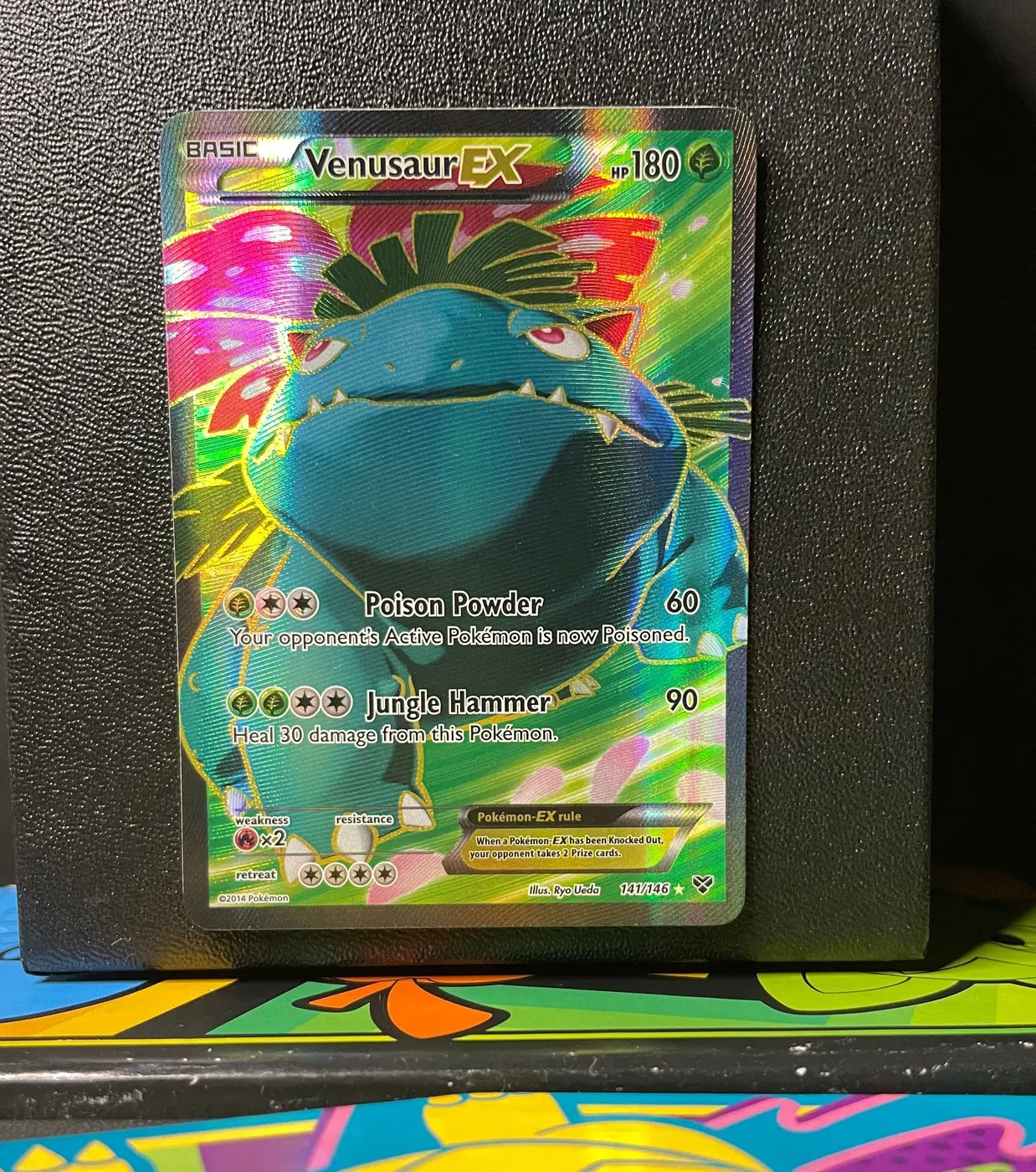 Venusaur EX 141/146 - Frente