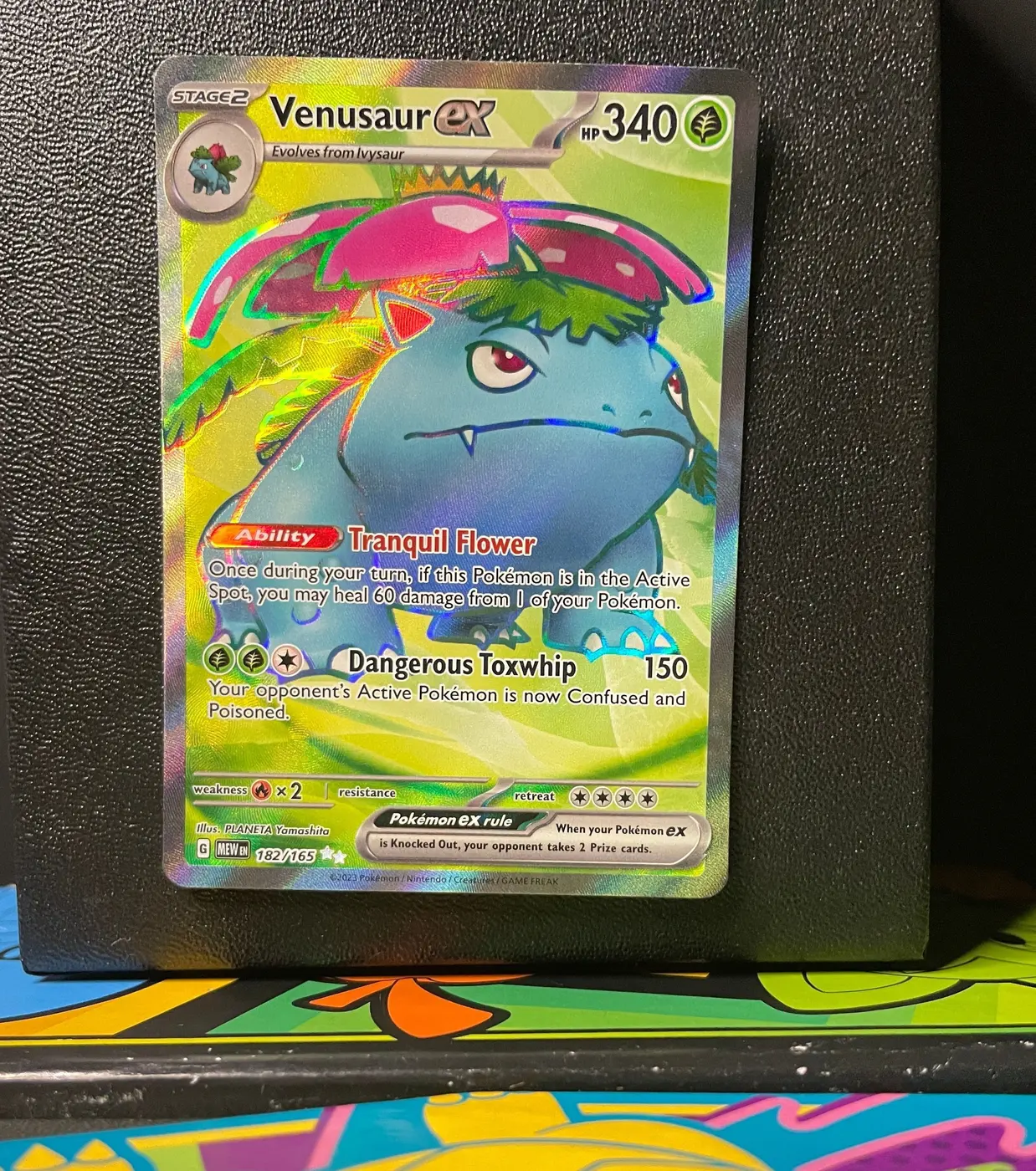 Venusaur ex 182/165 - Frente
