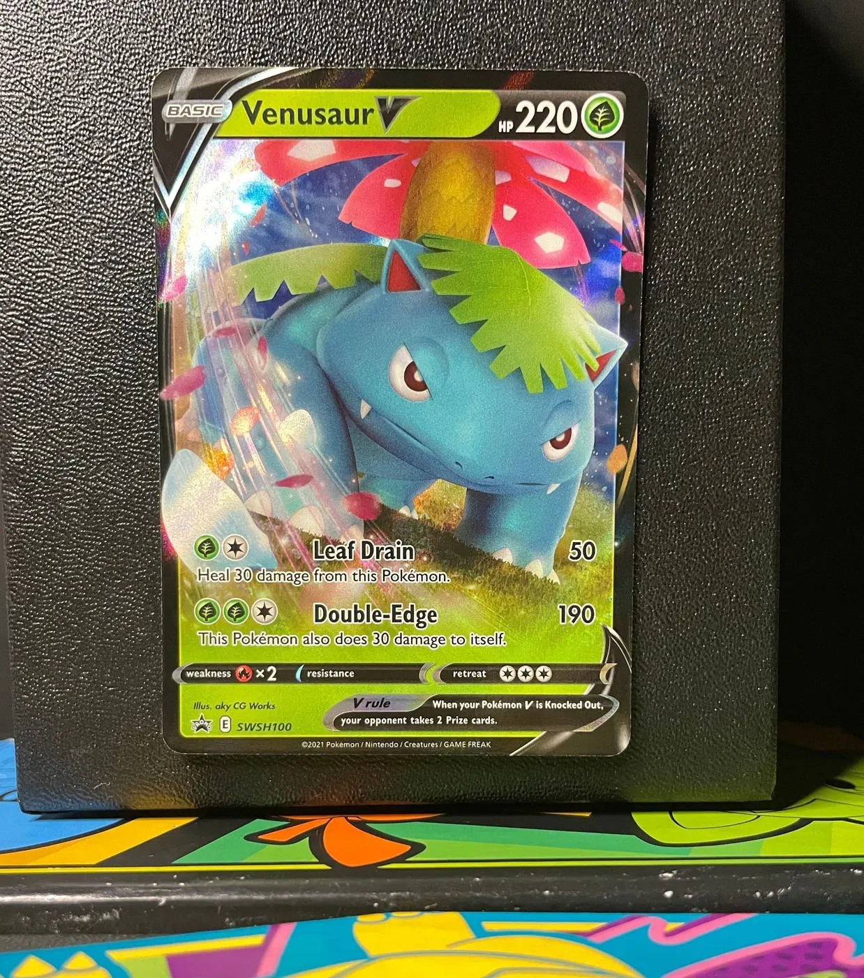 Venusaur V SWSH100 - Frente