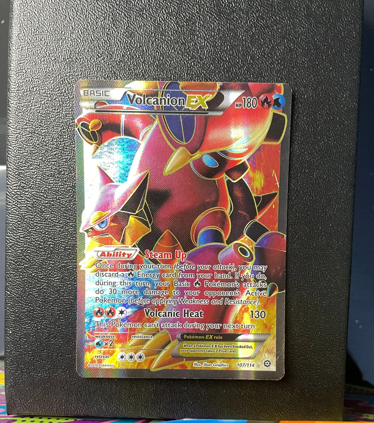 Volcanion EX 107/114 - Frente