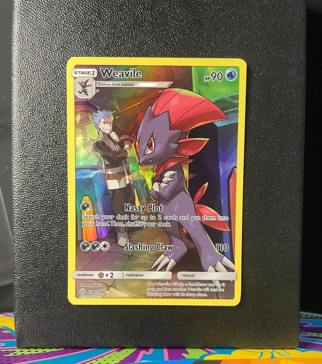 Weavile 238/236 - Frente